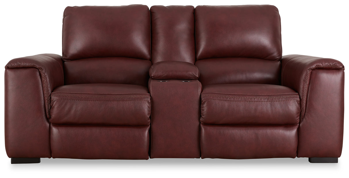 Alessandro Power Reclining Loveseat with Console