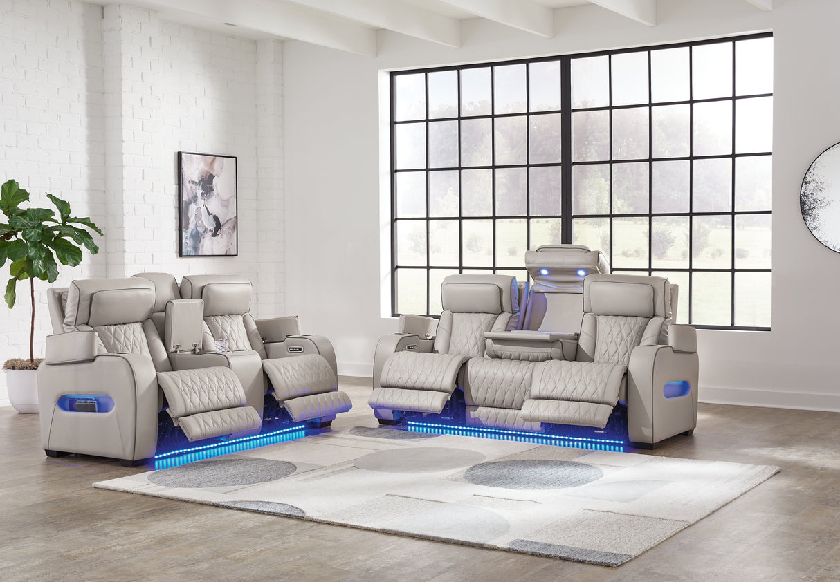 Boyington Power Reclining Sofa, Loveseat and Recliner
