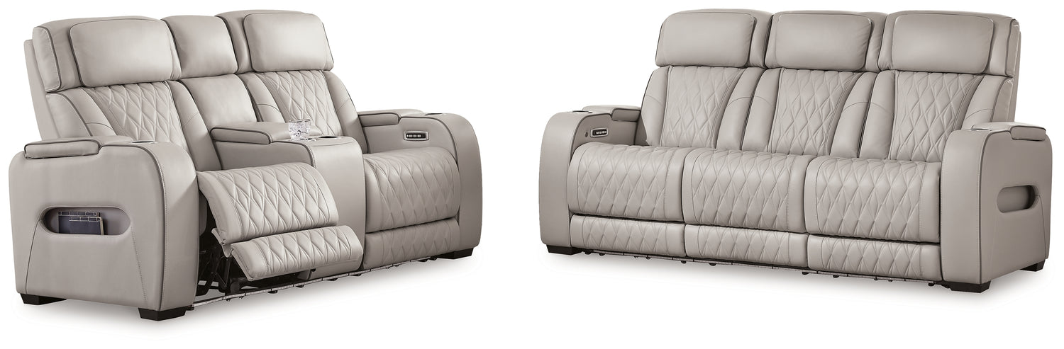 Boyington Power Reclining Sofa, Loveseat and Recliner