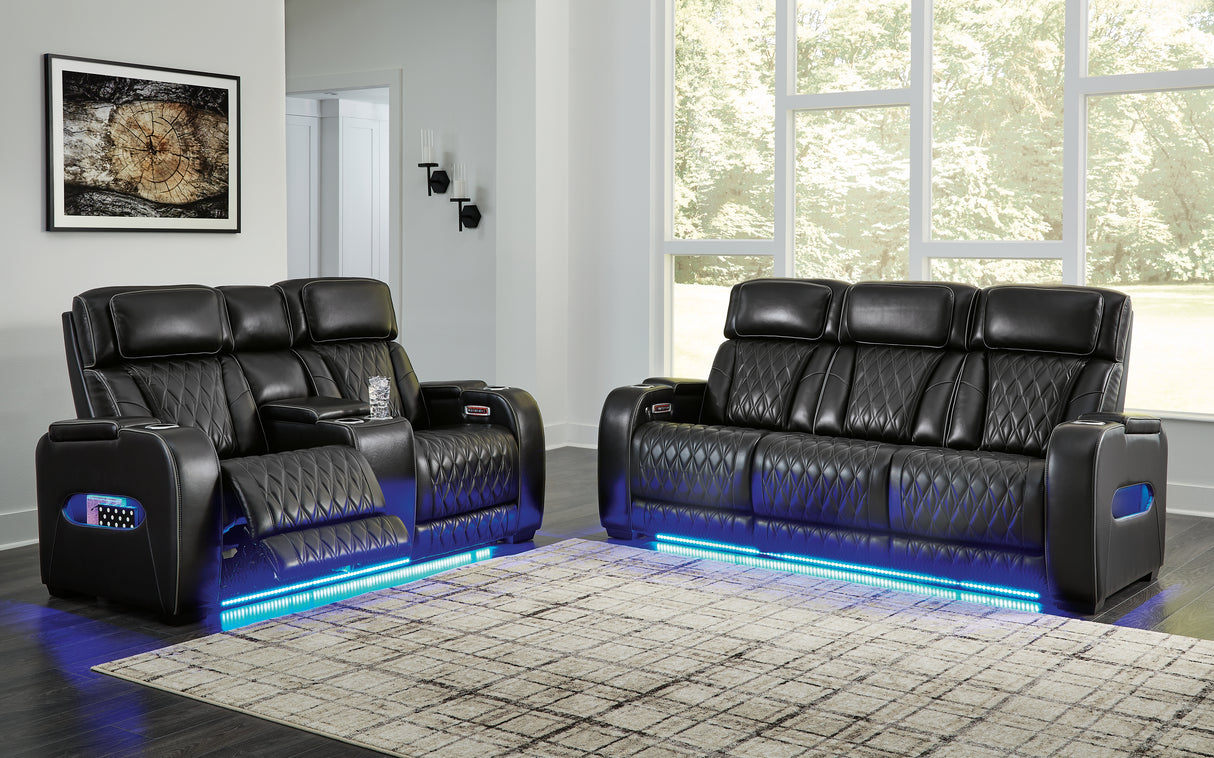 Boyington Power Reclining Sofa, Loveseat and Recliner