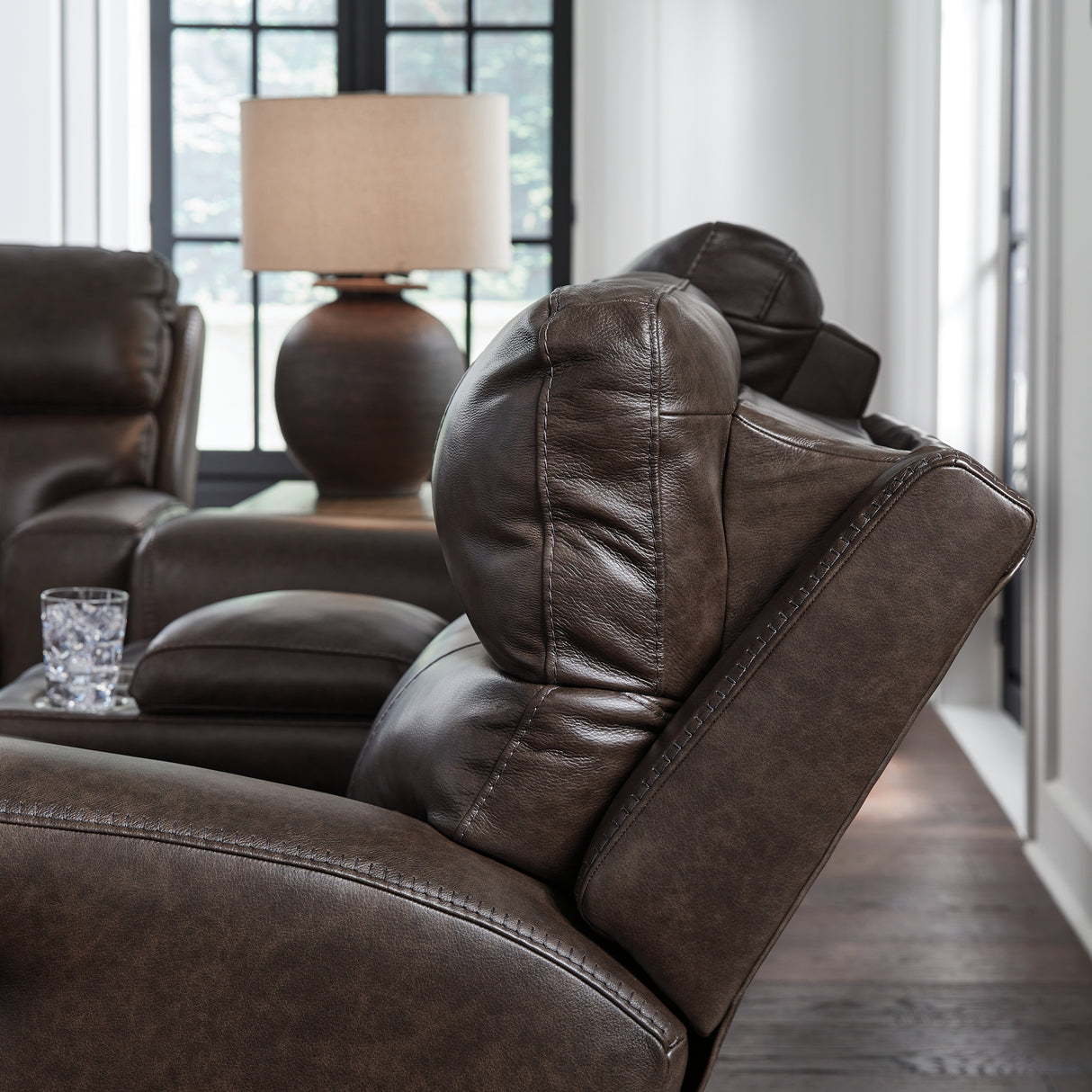 Crossplex Power Reclining Loveseat with Console