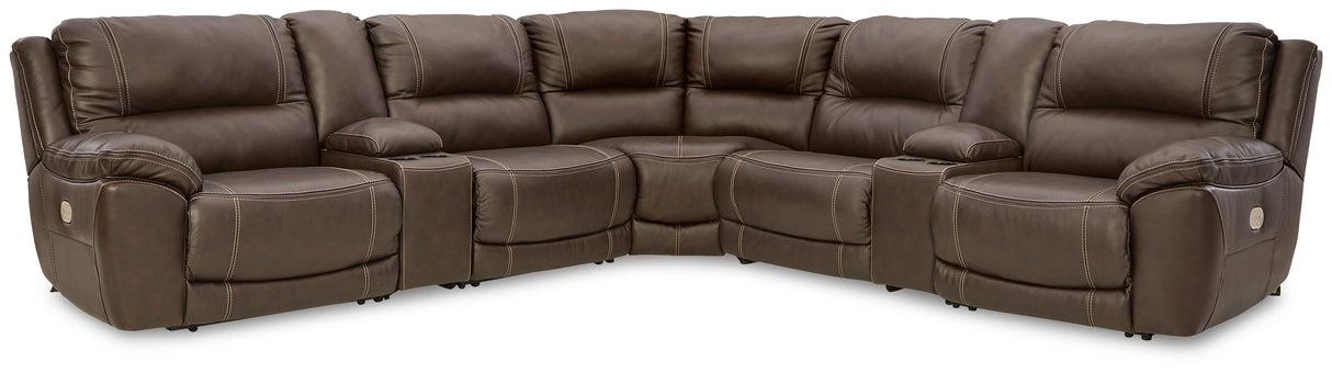 Furniture City Houma - Ashley Furniture - Dunleith 7-Piece Power Reclining Sectional - 7-Piece Power Reclining Sectional - U71604S7