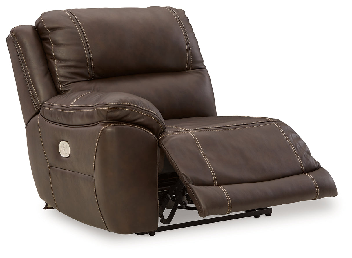 Dunleith 3-Piece Reclining Sofa and 3-Piece Loveseat with Console