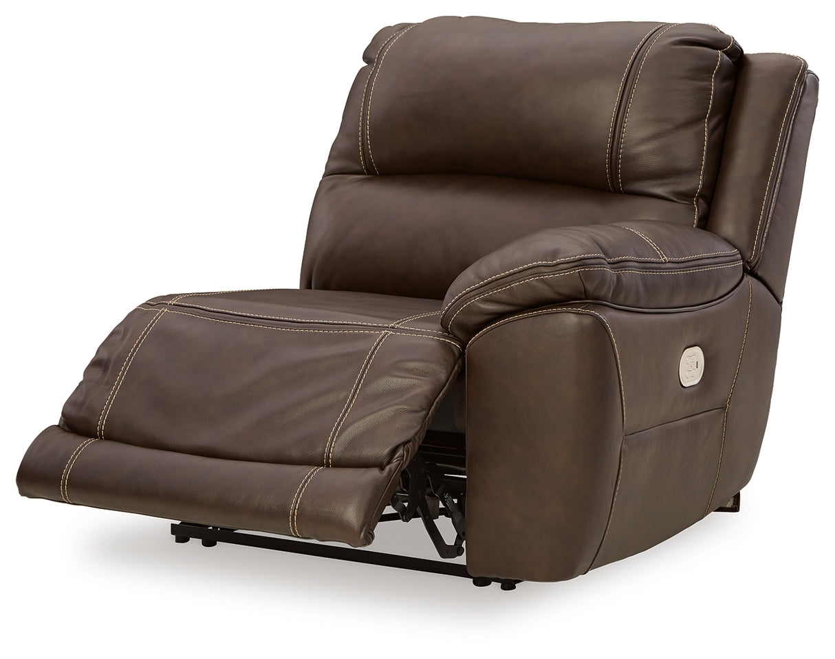 Dunleith 3-Piece Reclining Sofa and 3-Piece Loveseat with Console