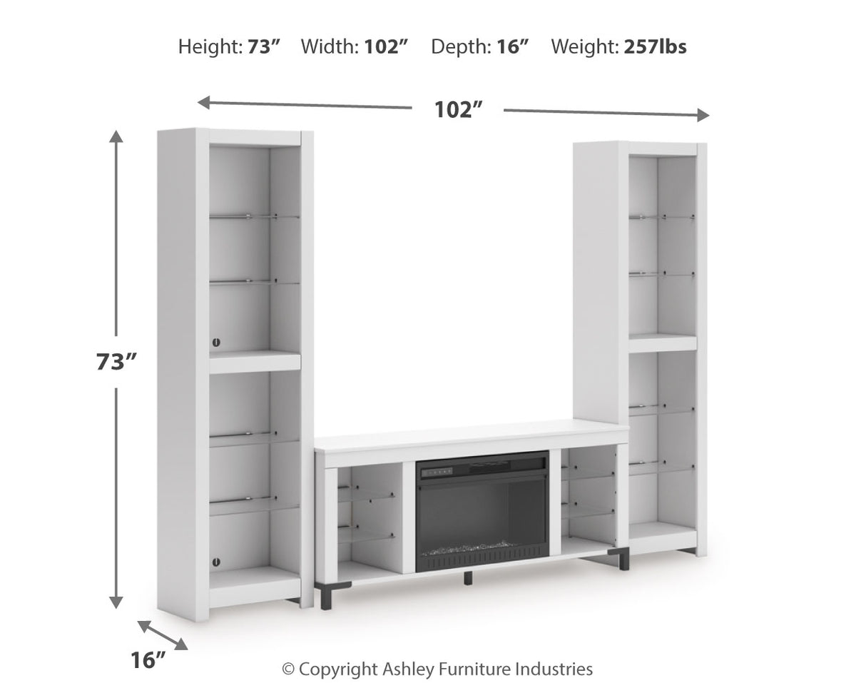 Brollevi 3-Piece Entertainment Center