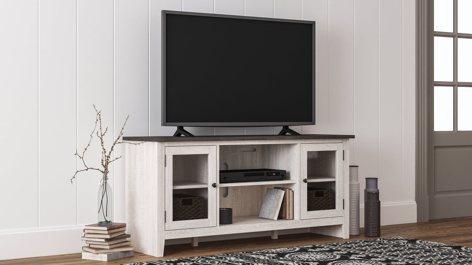 Furniture City Houma - Ashley Furniture - Dorrinson 60" TV Stand - 60" - W287-68