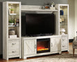 Furniture City Houma - Ashley Furniture - Bellaby 4-Piece Entertainment Center with Fireplace - 4-Piece Entertainment Center with Fireplace - W331W5