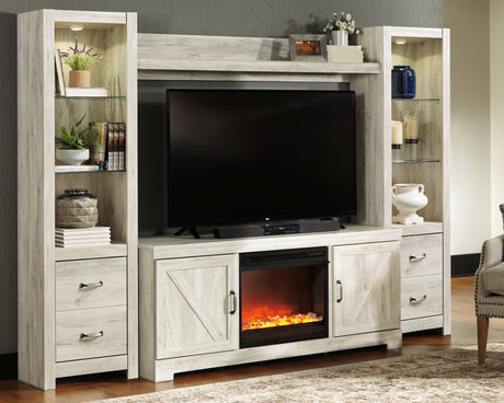 Furniture City Houma - Ashley Furniture - Bellaby 4-Piece Entertainment Center with Fireplace - 4-Piece Entertainment Center with Fireplace - W331W5