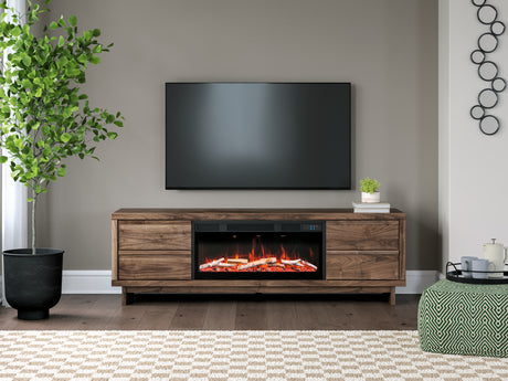 Furniture City Houma - Ashley Furniture - Zadilyn 72" TV Stand with Electric Fireplace - 72" TV Stand with Electric Fireplace - W3367W1