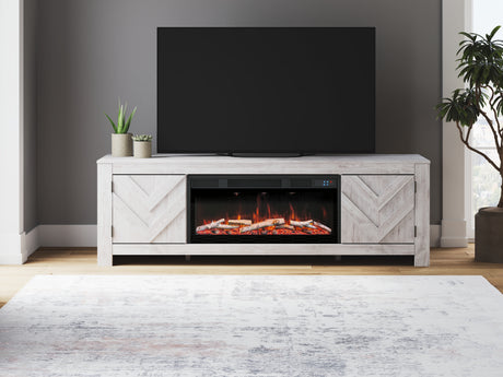 Furniture City Houma - Ashley Furniture - Cayboni 71" TV Stand with Electric Fireplace - 71" TV Stand with Electric Fireplace - W3788W1