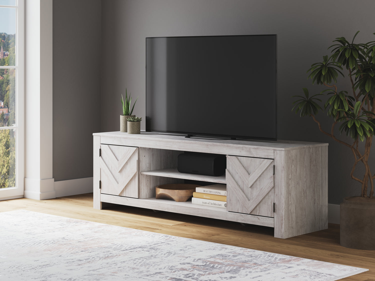 Furniture City Houma - Ashley Furniture - Cayboni 71" TV Stand - 71" - W3788-68