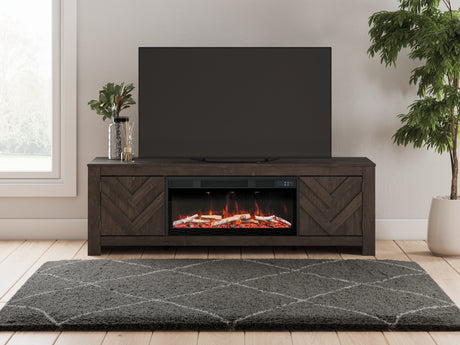 Furniture City Houma - Ashley Furniture - Cayboni 71" TV Stand with Electric Fireplace - 71" TV Stand with Electric Fireplace - W3789W1