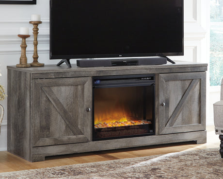Furniture City Houma - Ashley Furniture - Wynnlow 63" TV Stand with Electric Fireplace - 63" TV Stand with Electric Fireplace - W440W4