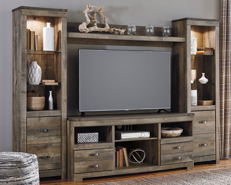 Furniture City Houma - Ashley Furniture - Trinell 4-Piece Entertainment Center - 4-Piece Entertainment Center - W446W2
