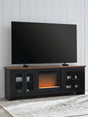 Furniture City Houma - Ashley Furniture - Wildenauer 76" TV Stand with Electric Fireplace - 76" TV Stand with Electric Fireplace - W664W2