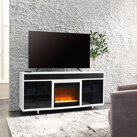 Furniture City Houma - Ashley Furniture - Gardoni 72" TV Stand with Electric Fireplace - 72" TV Stand with Electric Fireplace - W756W1
