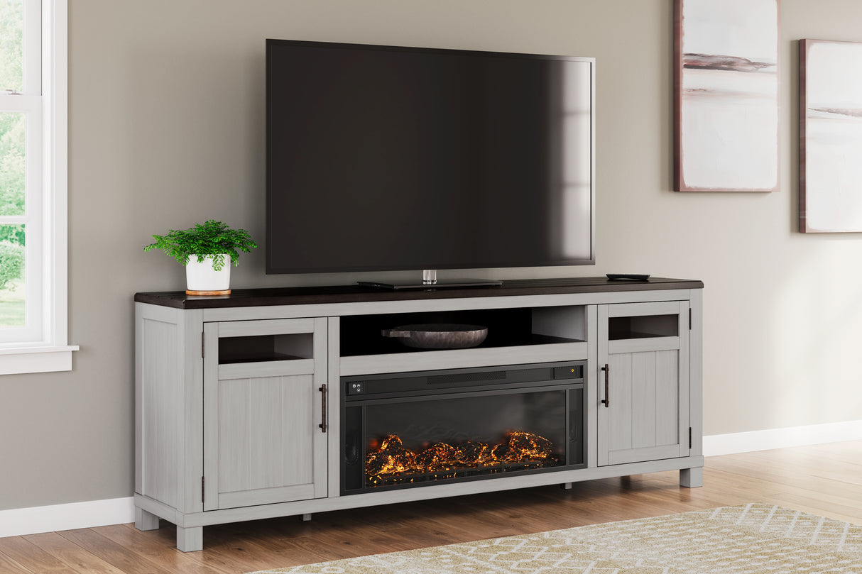 Furniture City Houma - Ashley Furniture - Darborn 88" TV Stand with Electric Fireplace - 88" TV Stand with Electric Fireplace - W796W1