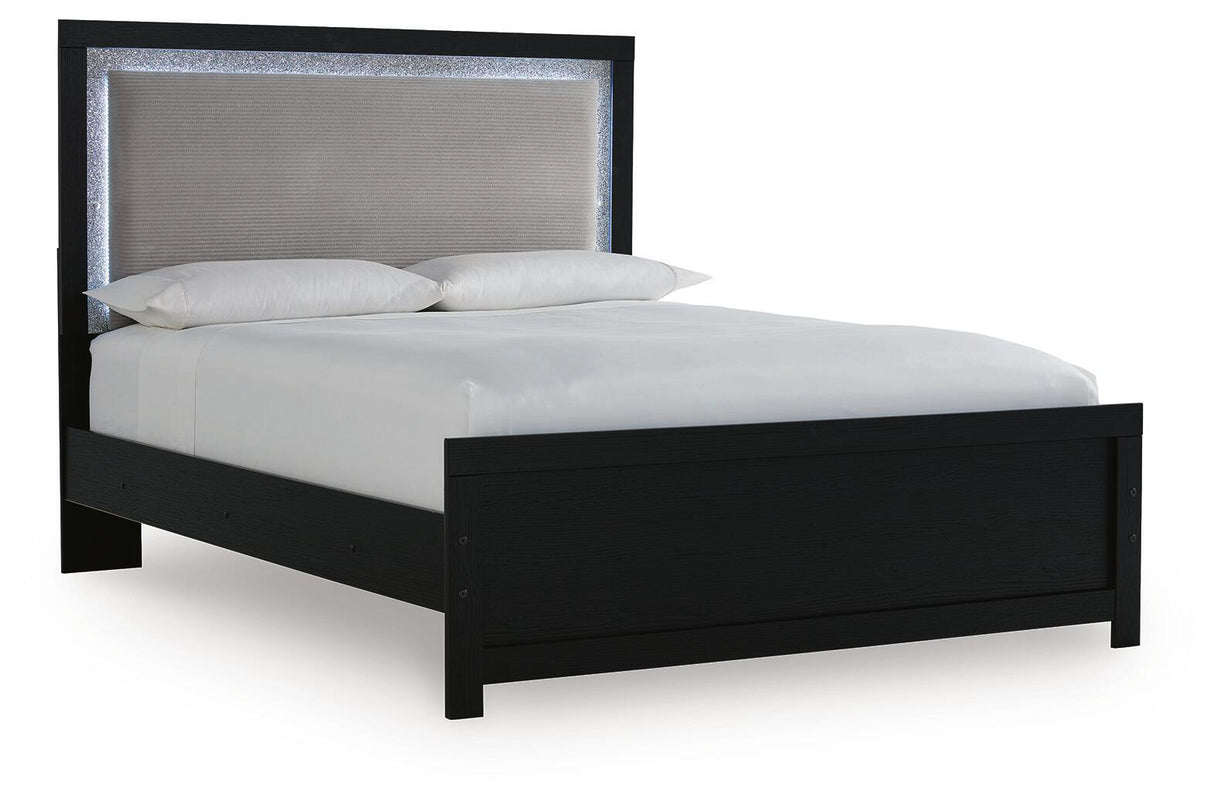 Maeling - Upholstered Panel Bed