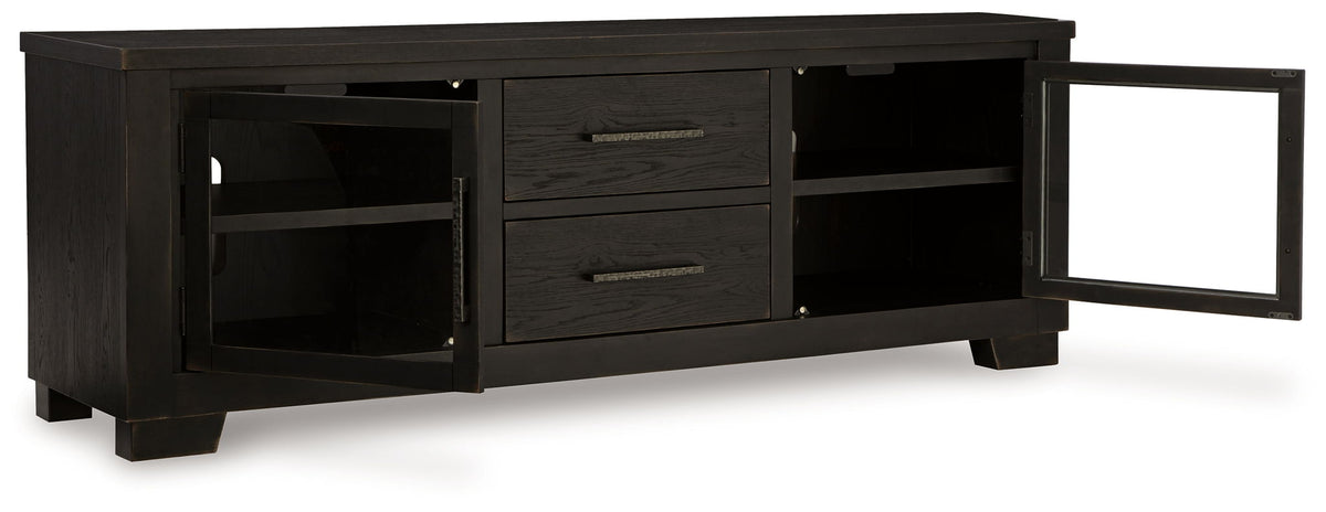 Galliden - Extra Large TV Stand - Black