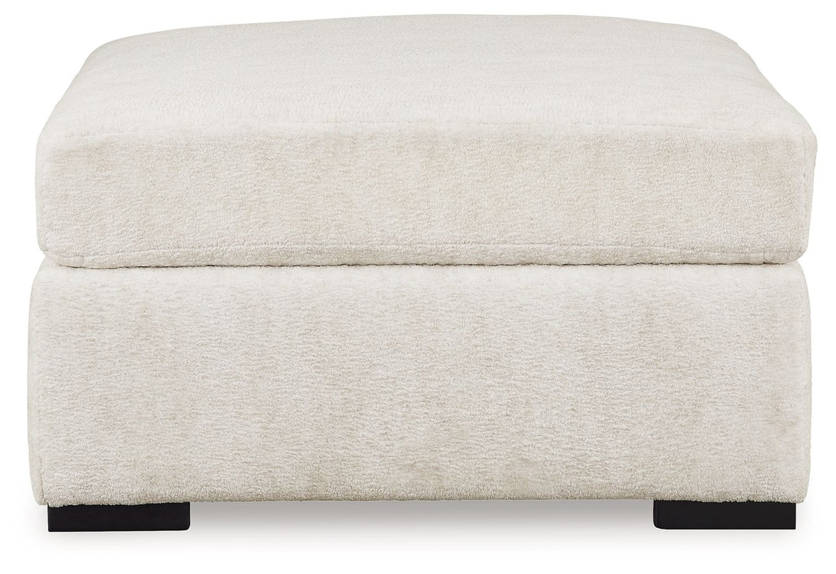 Chessington - Oversized Accent Ottoman - Ivory