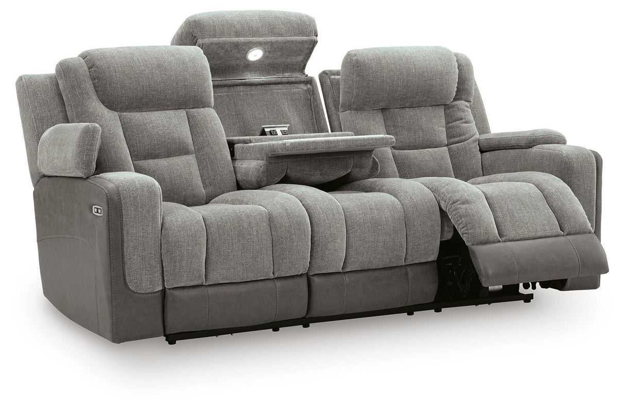 Mixed Motion - Power Reclining Sofa With Adjustable Headrest