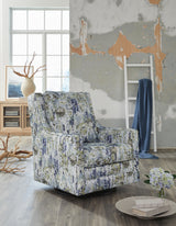 Dustinford - Swivel Glider Accent Chair - Multi