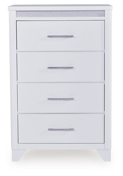Jarlee - Four Drawer Chest - White