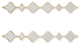 Harriswood - Accent Mirror Set (Set of 2) - Gold Finish