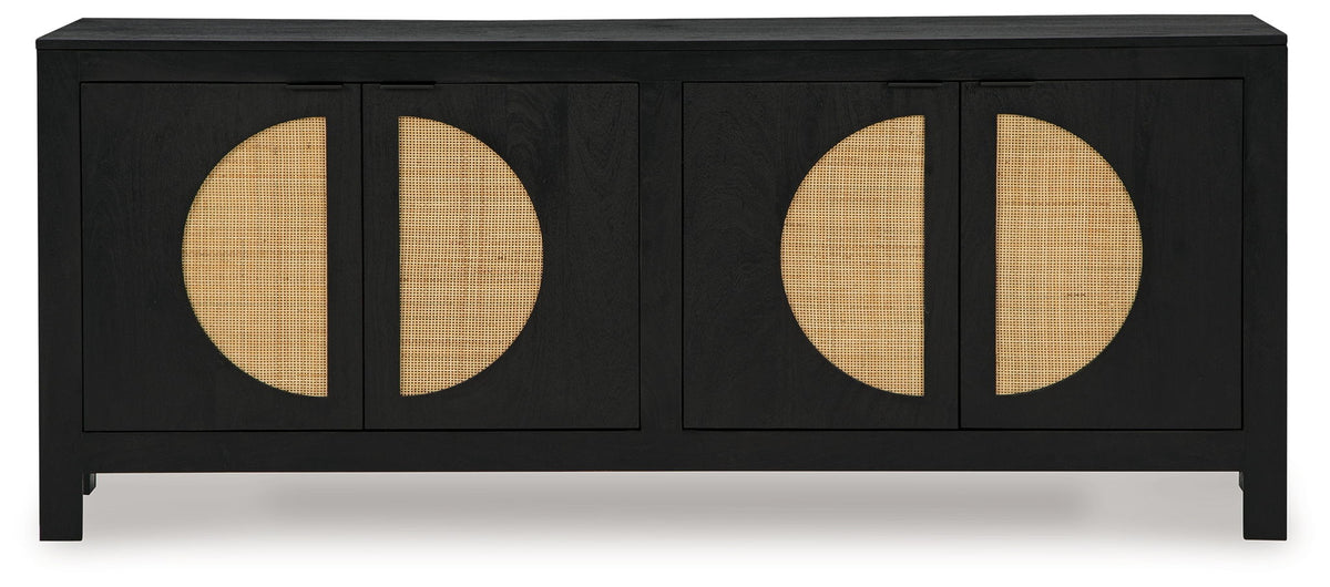 Cliffiings - Accent Cabinet - Black / Natural