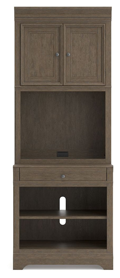 Janismore - Bookcase - Weathered Gray