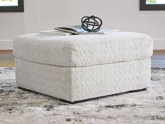 Cuddle Plush - Oversized Accent Ottoman - Arctic
