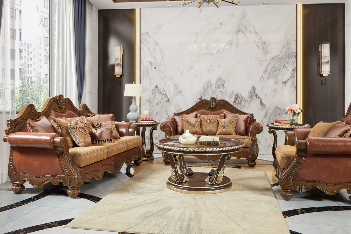 HD-1623 - Sofa - Mohagany