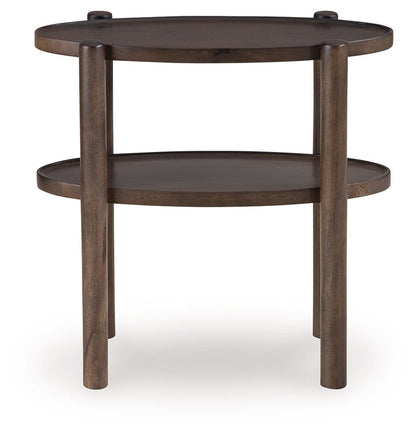 Wiattbury - Accent Table - Gray Brown
