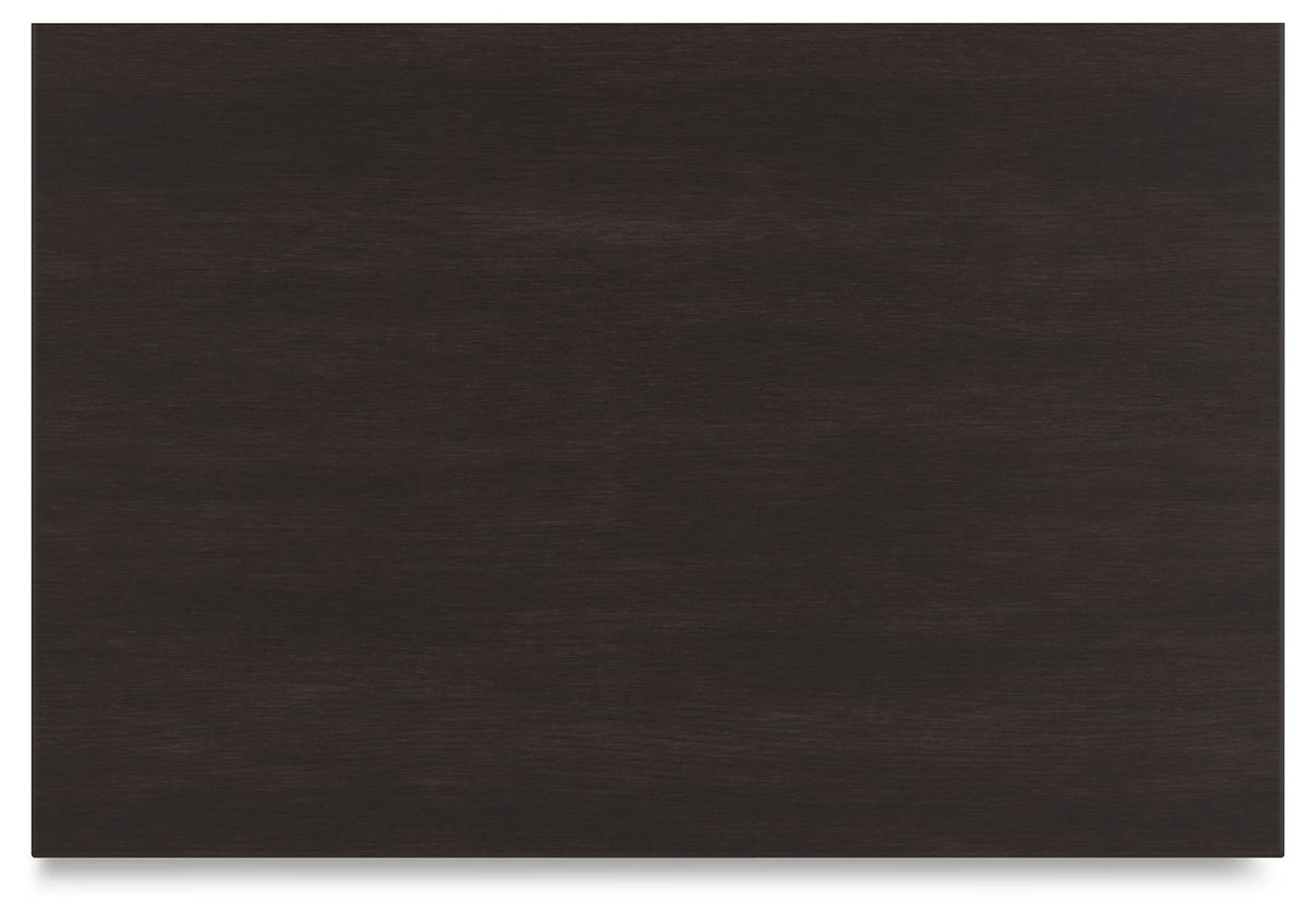 Covetown - Two Drawer Night Stand - Dark Brown