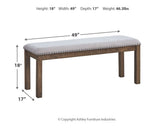 Moriville - Upholstered Bench - Beige