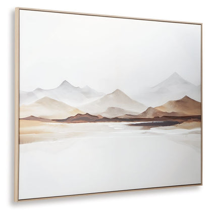 Karalen - Wall Art - White / Gray / Brown