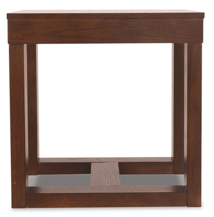 Watson - Square End Table - Dark Brown