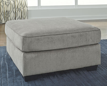 Altari - Oversized Accent Ottoman - Alloy