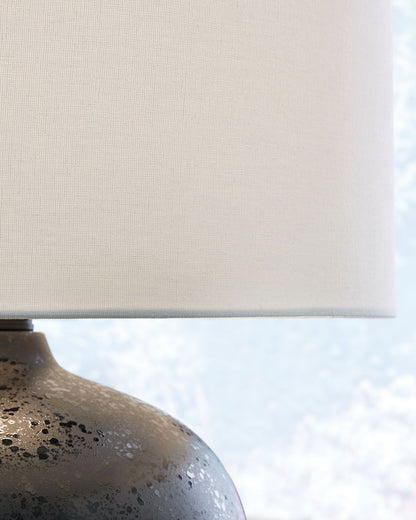 Ladstow - Ceramic Table Lamp  - Black