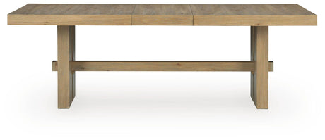 Lasinger - Rectangular Dining Room Extension Table - Light Brown