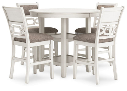 Erinberg - Dining Room Counter Table Set (Set of 5) - Antique White