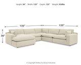 Elyza 5-Piece Sectional with Chaise