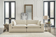 Furniture City Houma - Ashley Furniture - Elyza 2-Piece Sectional Loveseat - RAF 2-Piece Sectional Loveseat / Linen - 10006S1