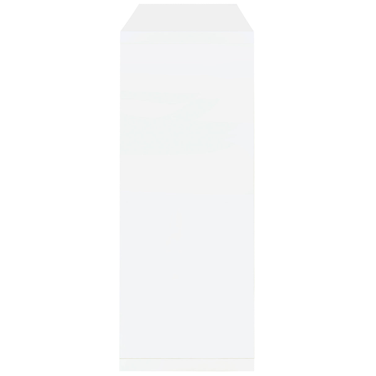 Prescott Rectangular Home Bar Table White High Gloss