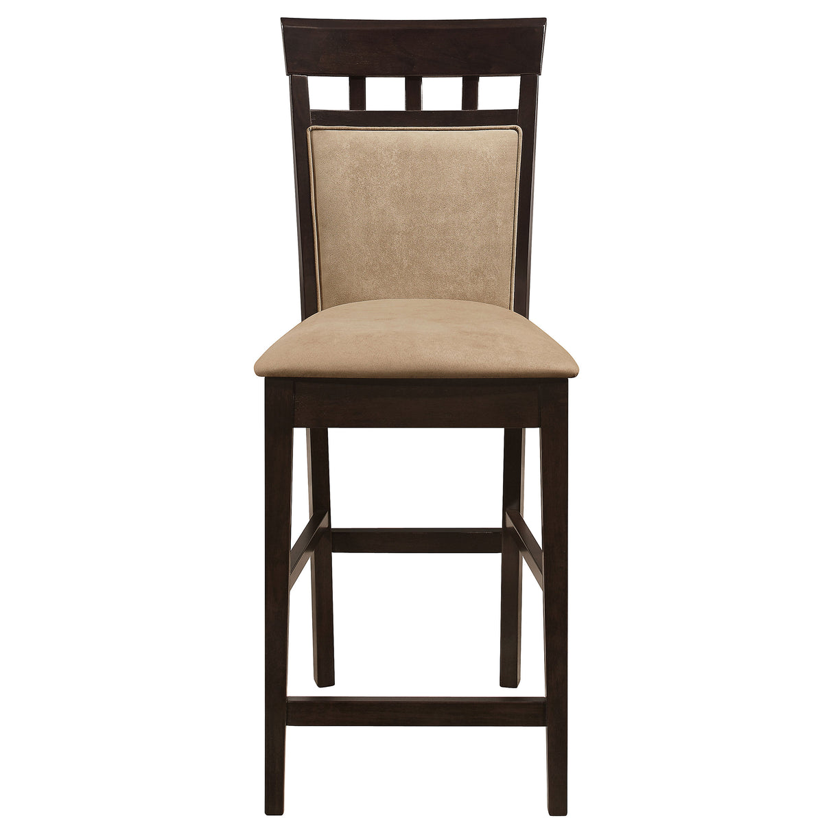Gabriel Closed Back Counter Chair Cappuccino (Set of 2)
