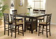 Furniture City Houma - Coaster - Gabriel 7-piece Square Counter Height Dining Set Cappuccino - 100438-S7