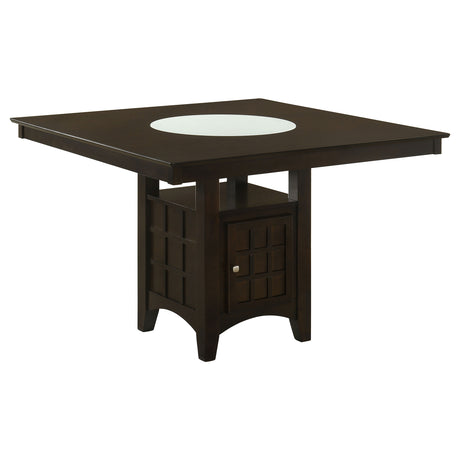 Furniture City Houma - Coaster - Gabriel 52-inch Counter Height Dining Table Cappuccino - 100438