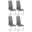 Furniture City Houma - Coaster - Montclair Upholstered Dining Side Chair Grey (Set of 4) - 100515GRY