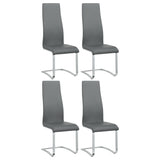 Furniture City Houma - Coaster - Montclair Upholstered Dining Side Chair Grey (Set of 4) - 100515GRY