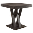 Furniture City Houma - Coaster - Freda Square 36-inch Counter Height Dining Table Cappuccino - 100523
